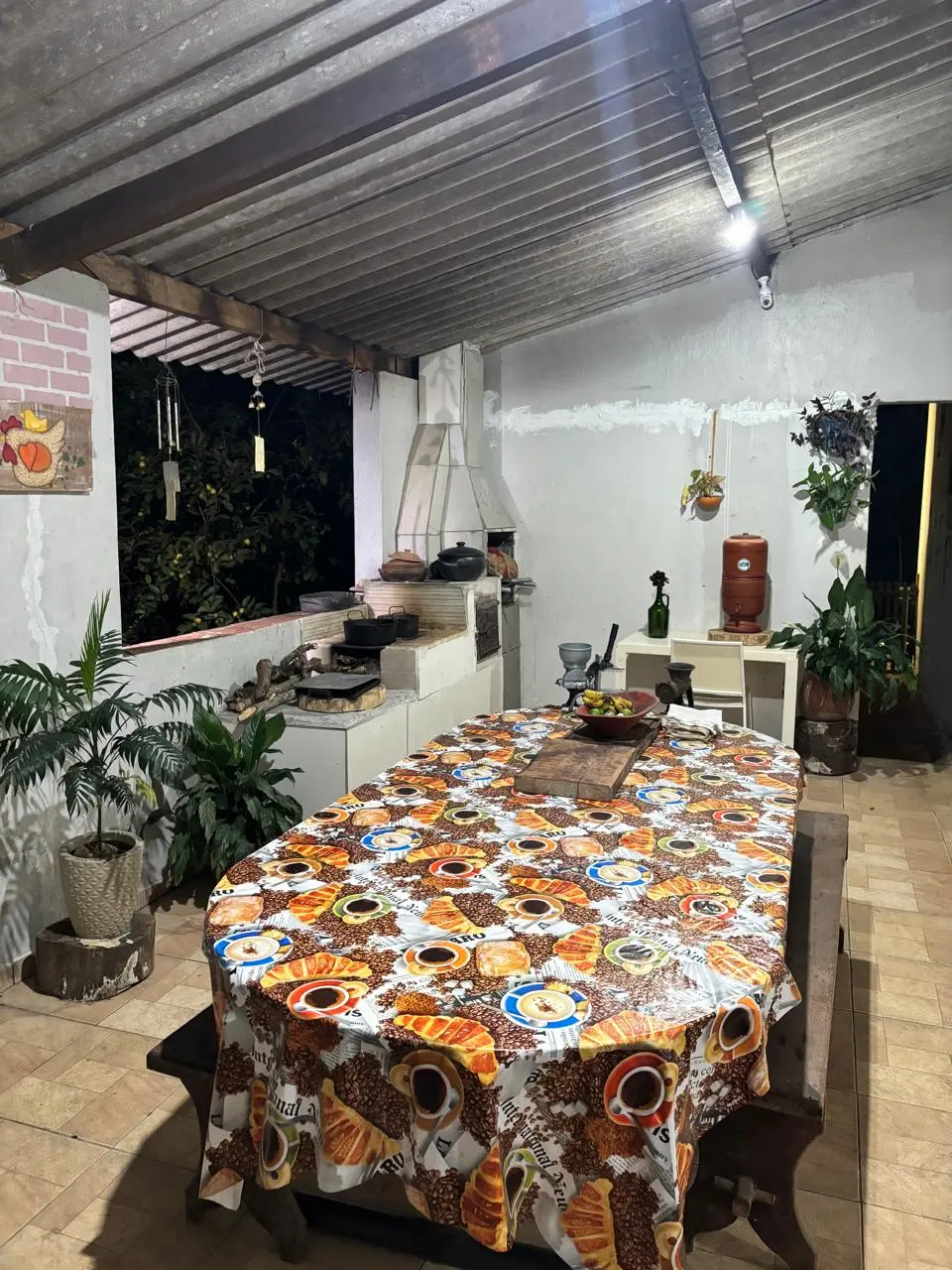 Cozinha caipira do Sítio Recanto das Hortências