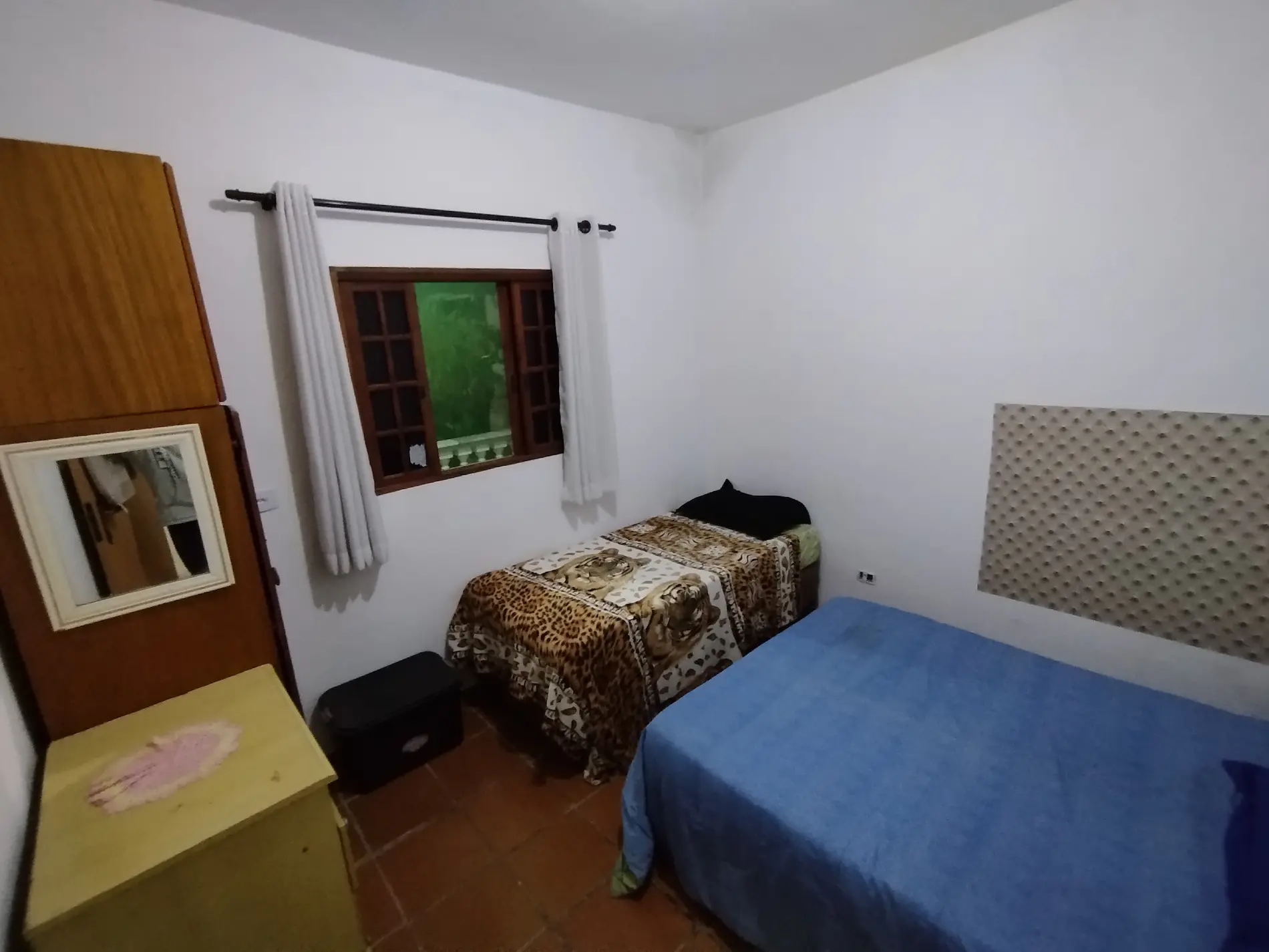 Quarto do Sítio Recanto das Hortências